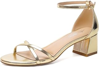 Mostrin Strappy Heels for Women Square Open Toe Lace Up Heeled Sandals Ankle Strap Sexy Stiletto High Heels for Party, Prom, Dating, Wedding