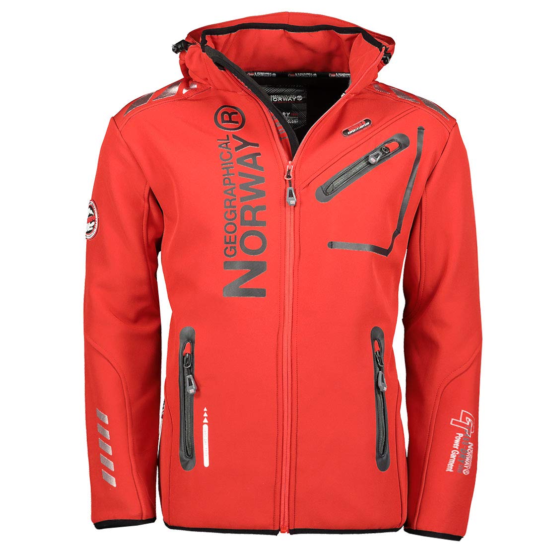Geographical Norway Royaute Men - Men's Waterproof Softshell Hooded Jacket - Com
