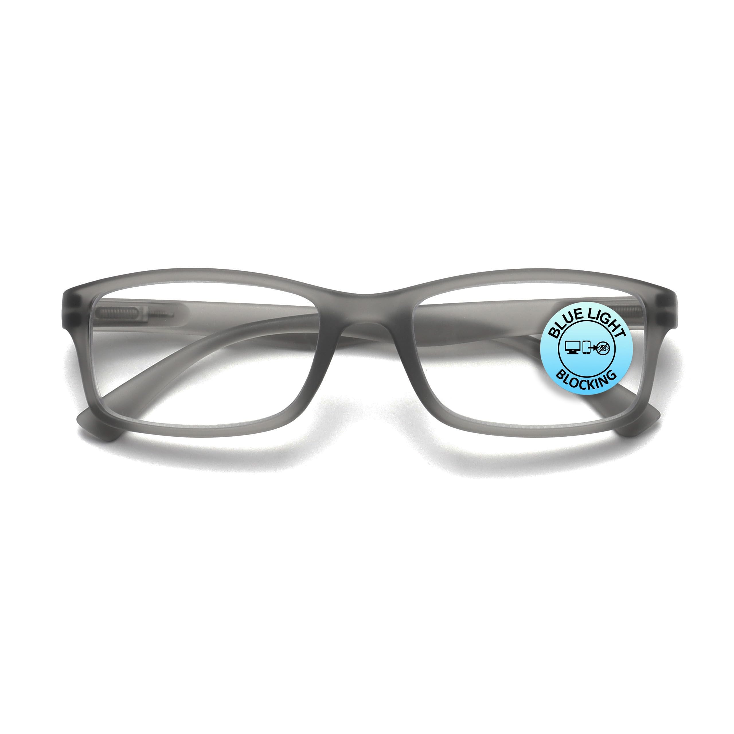 OPULIZE PEP Reading Blue Light Blocking Glasses for Women Men, Rectangular Frame