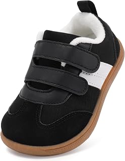 STQ KIDS Toddler Wide Toe Box Shoes Barefoot Sneakers