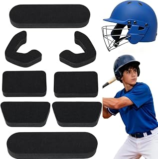 Universal Helmet Padding Fit Kit - 0.79 Inch Thickened Batting Padding Foam, Sport Helmets Pad Replacement for Catchers Baseball Softball Players