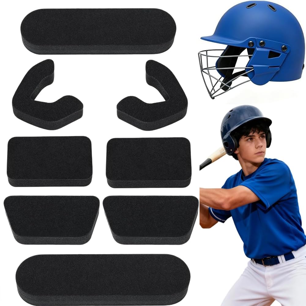 Universal Helmet Padding Fit Kit - 0.79 Inch Thickened Batting Padding Foam, Spo