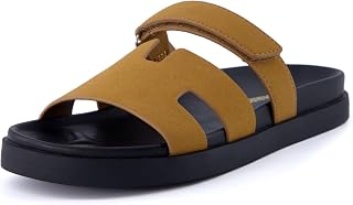 CUSHIONAIRE Women's Roto Footbed Sandal + Comfort Wide Deployment