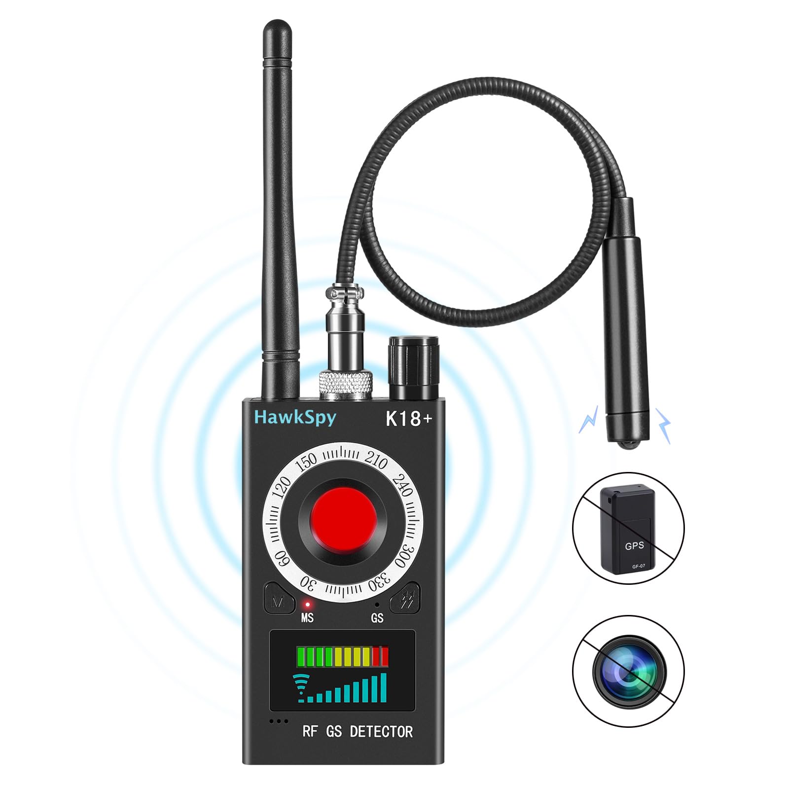 HawkSpy Hidden Camera Detectors Bug & GPS Tracker