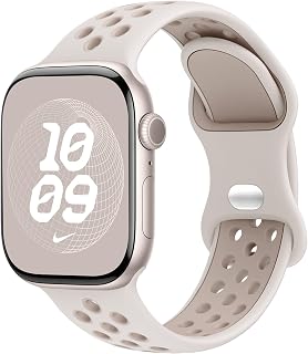 Floral Engraving Strap Compatible with Apple Watch, Soft Silicone Sport Strap for iWatch Series SE 10 9 8 7 6 5 4 3 2 1 Ultra