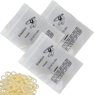 300 Pcs Orthodontic Elastic Bands for Braces – Durable & Comfortable Rubber Bands for Teeth, Assorted Colors for Teens & Adults