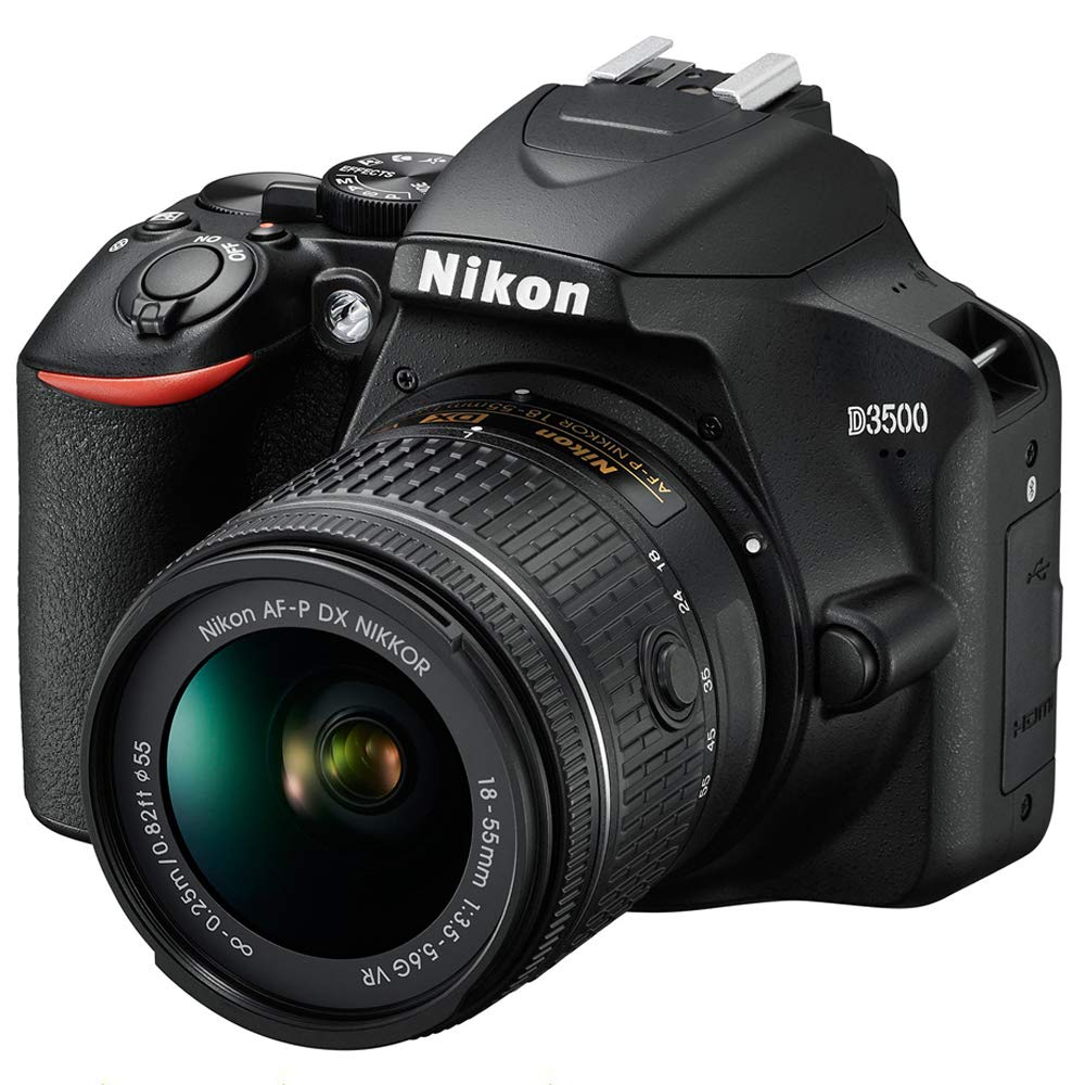 Nikon D3500 24.2MP DSLR Camera with AF-P DX NIKKOR 18-55mm f/3.5-5.6G VR Lens (1