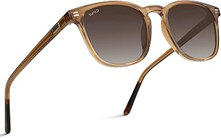 WearMe Pro Nick Men's Polarized Sunglasses, Rounded Square Frame, UV400
