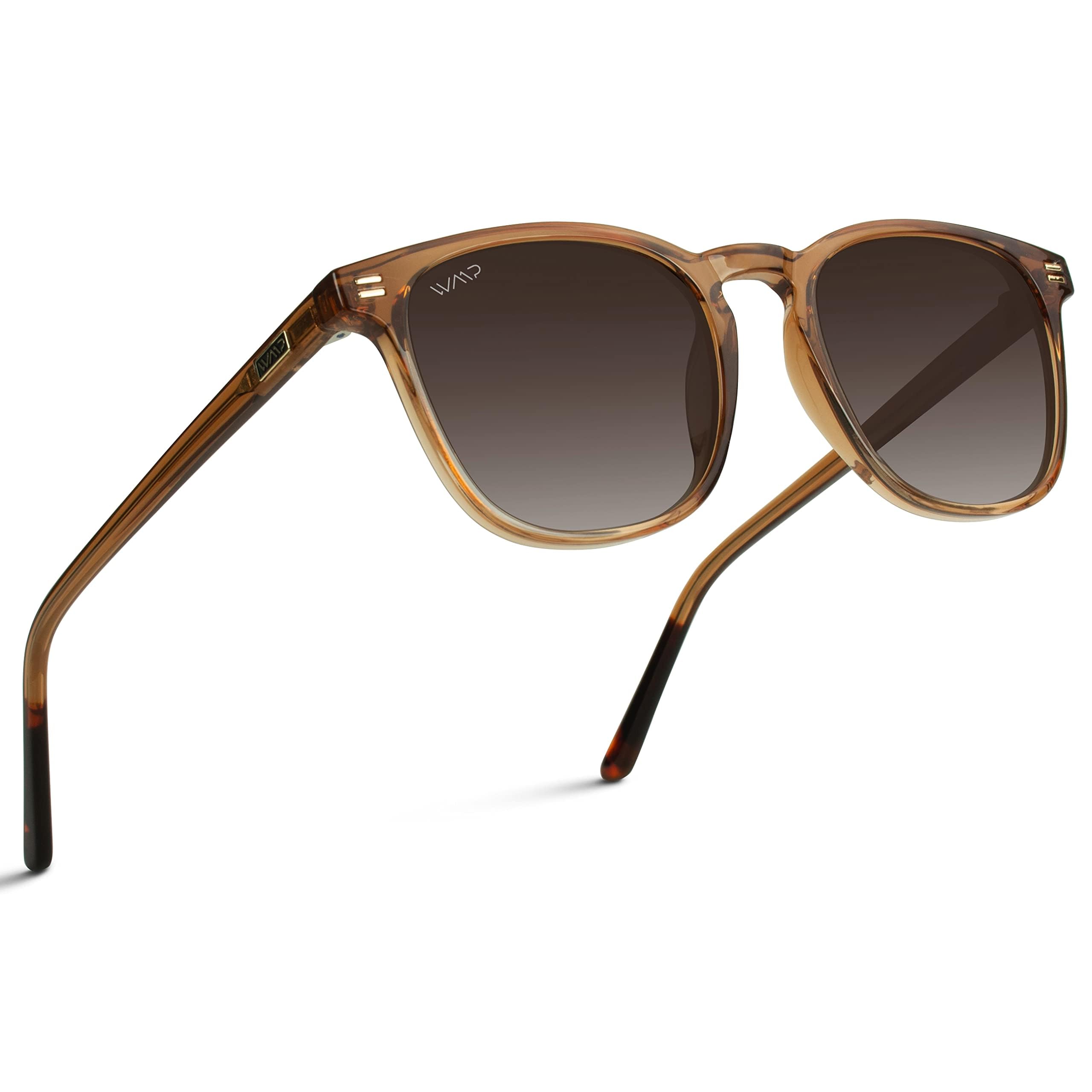 WearMe Pro Nick Men's Polarized Sunglasses, Rounded Square Frame, UV400