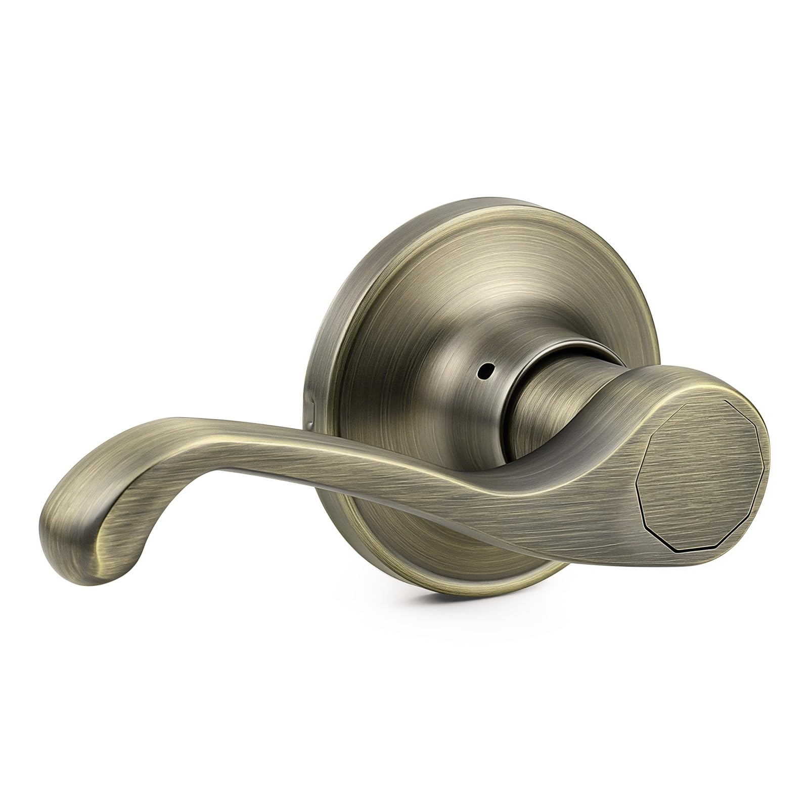 Probrico 2026 New Scroll Passage Door Lever, Antique Bronze Interior Door Handle