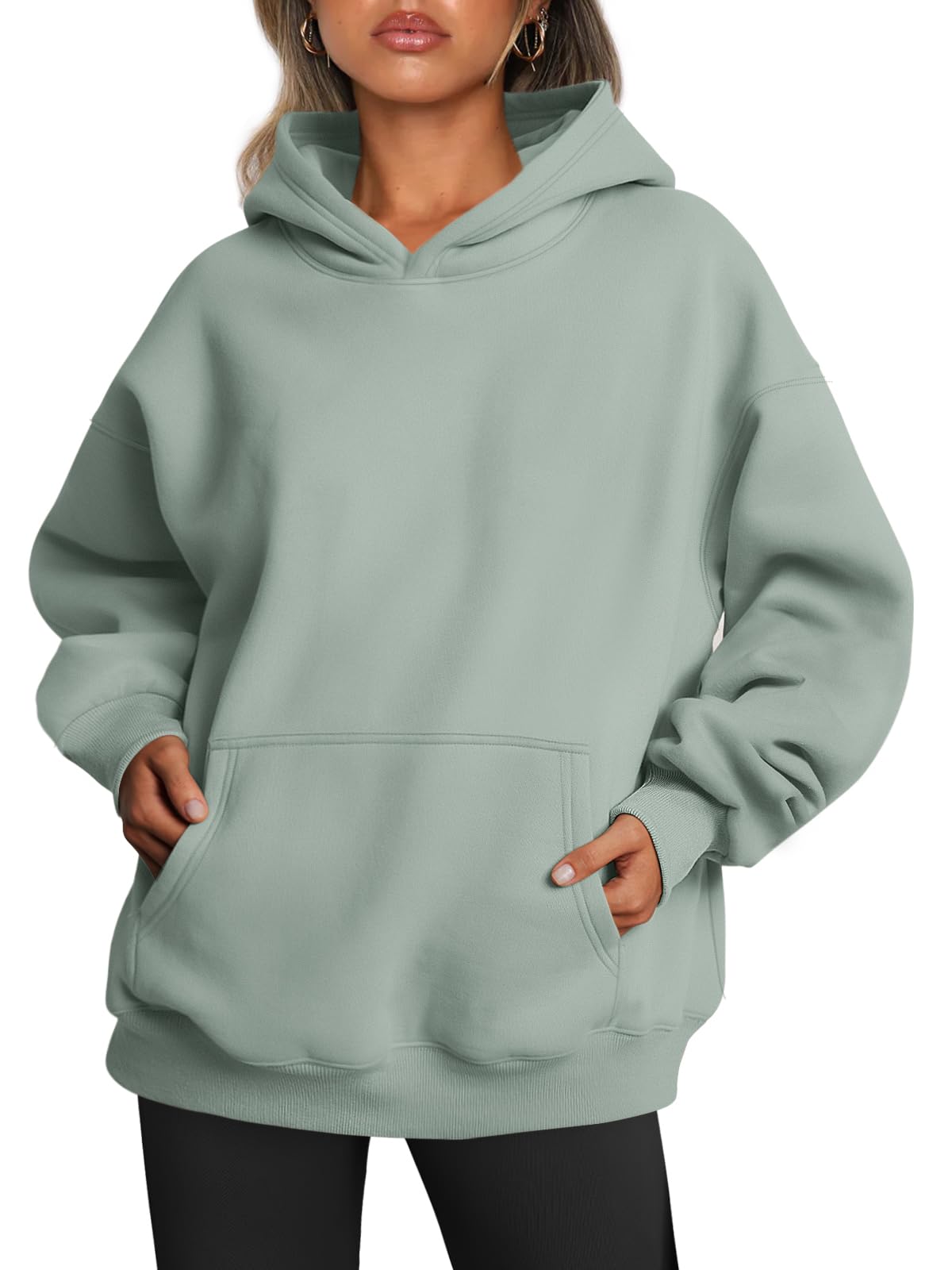 Trendy Queen Women Oversized Hoodie Fleece Sweatshirt Autumn Fashion Pullover Sweater Winter Clothes