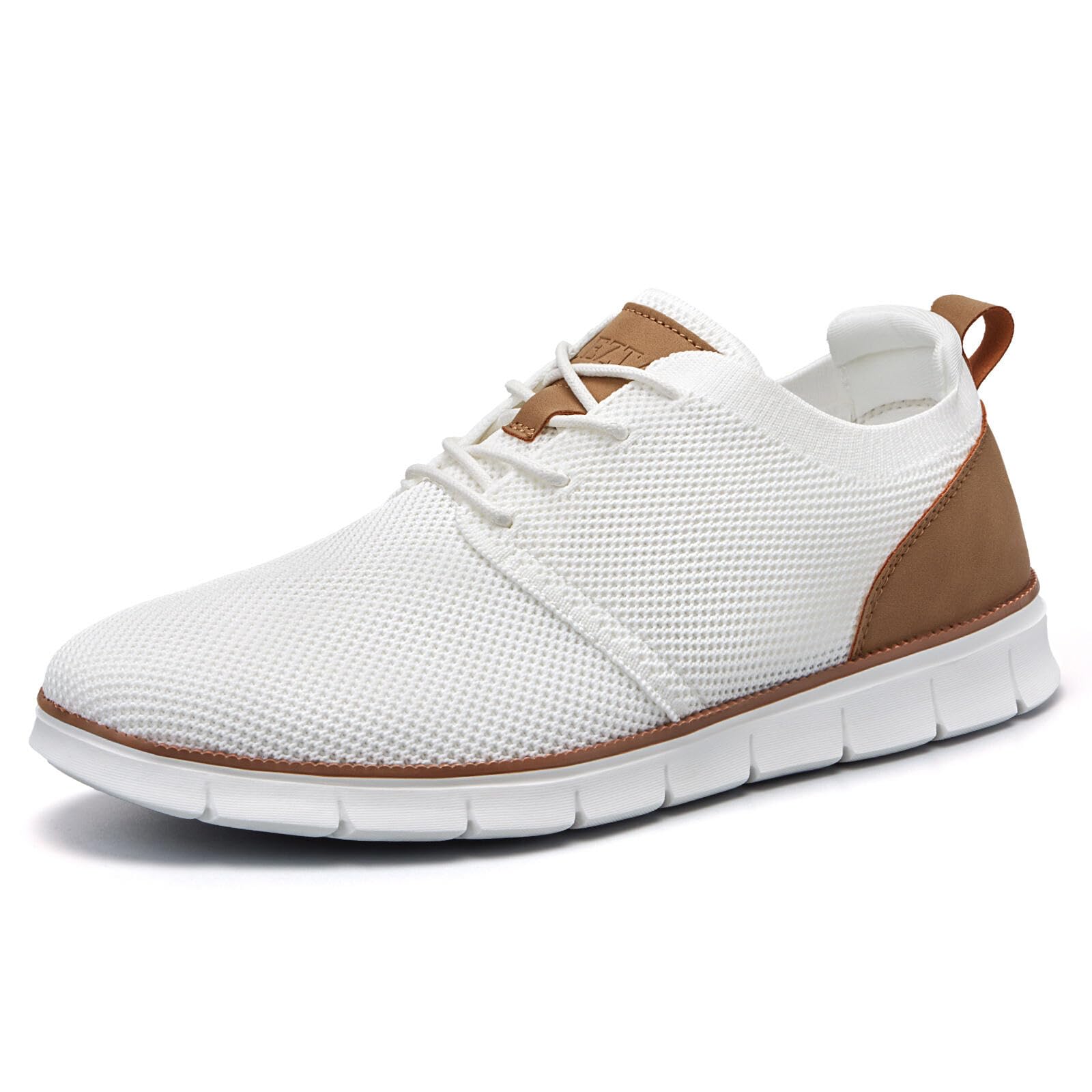 LEZTA Scarpe Uomo Eleganti in Rete Traspirante Semi-Formali per Ufficio Tempo Li