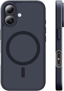 TAURI for iPhone 16 Case, Compatible with MagSafe, Black | (Full Camera Protection) Camera Control Cover Military-Grade Protection Magnetic Phone Case for 16 6.1"