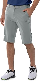 33,000ft Mens Golf Shorts Dry Fit Lightweight Stretch Quick Dry Golf Shorts with Pockets 11 in Inseam Casual Travel