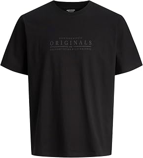 JACK & JONES Jorcatskills Men's Minimal Tee Crew Neck