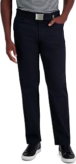 Haggar Men’s Straight Fit Iron Free Premium Khaki Pant