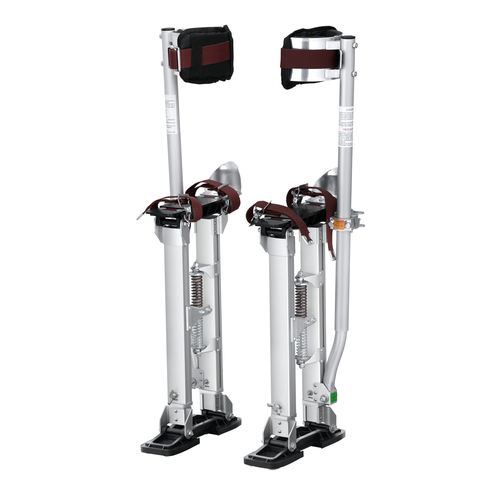 VEVOR 18''-30'' Adjustable Aluminum Drywall Tool Stilts, Durable Non-Slip Work S