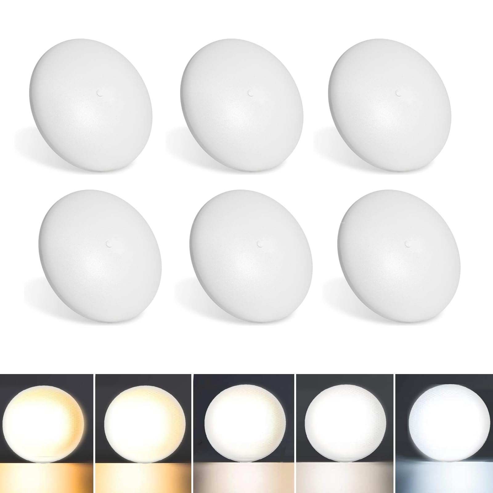 RV Ceiling Dome Light 4.5 Inch 12V 5W,400LM for Camper/Car/Boat,6count | RV Inte