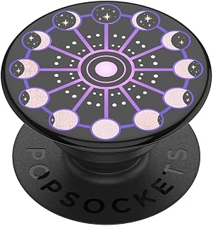 PopSockets: PopGrip with Swappable Top for Phones and Tablets - Lunar Cycle (Gloss)