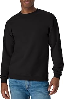 Hanes Men's Sweatshirt, EcoSmart Fleece Crewneck Sweatshirt, Big & Tall Available, 1 or 2-Pack