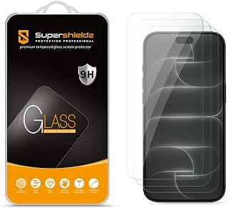 Supershieldz (3 Pack) Designed for iPhone 18 Pro Max/iPhone 17 Pro Max/iPhone 16 Pro Max (6.9 inch) Tempered Glass Screen Protector, Anti Scratch, Bubble Free