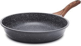 SENSARTE Nonstick Frying Pan Skillet, 9.5-inch Swiss Granite Omelette Pan | Chef's Pan, Healthy Stone Cookware, Non Stick Frying Pan For Eggs, Induction Compatible, Stay-cool Handle, PFOA Free