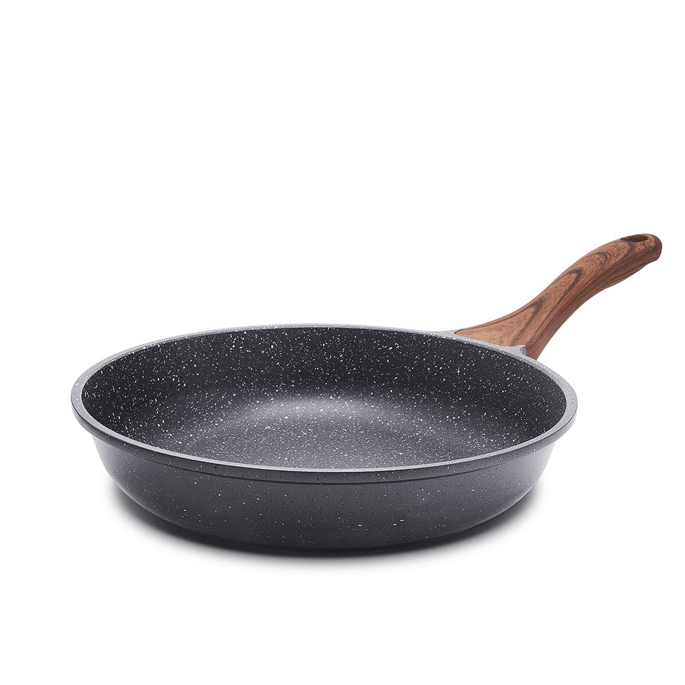 SENSARTE Nonstick Frying Pan Skillet, 9.5-inch Swiss Granite Omelette Pan | Chef