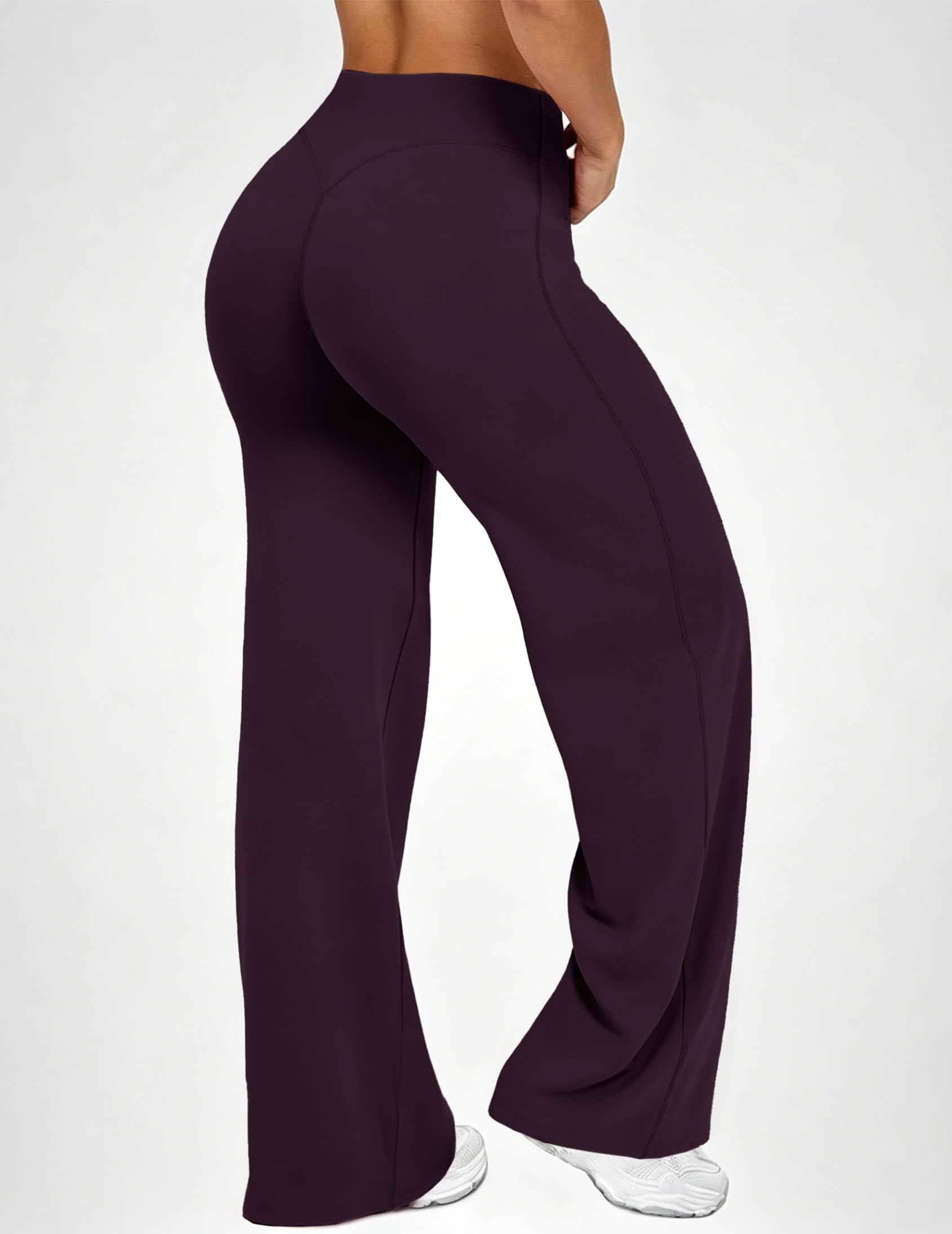 Yoga Pants Wide Leg High Waist Tummy Control Soft Soft Flared Pants for Women