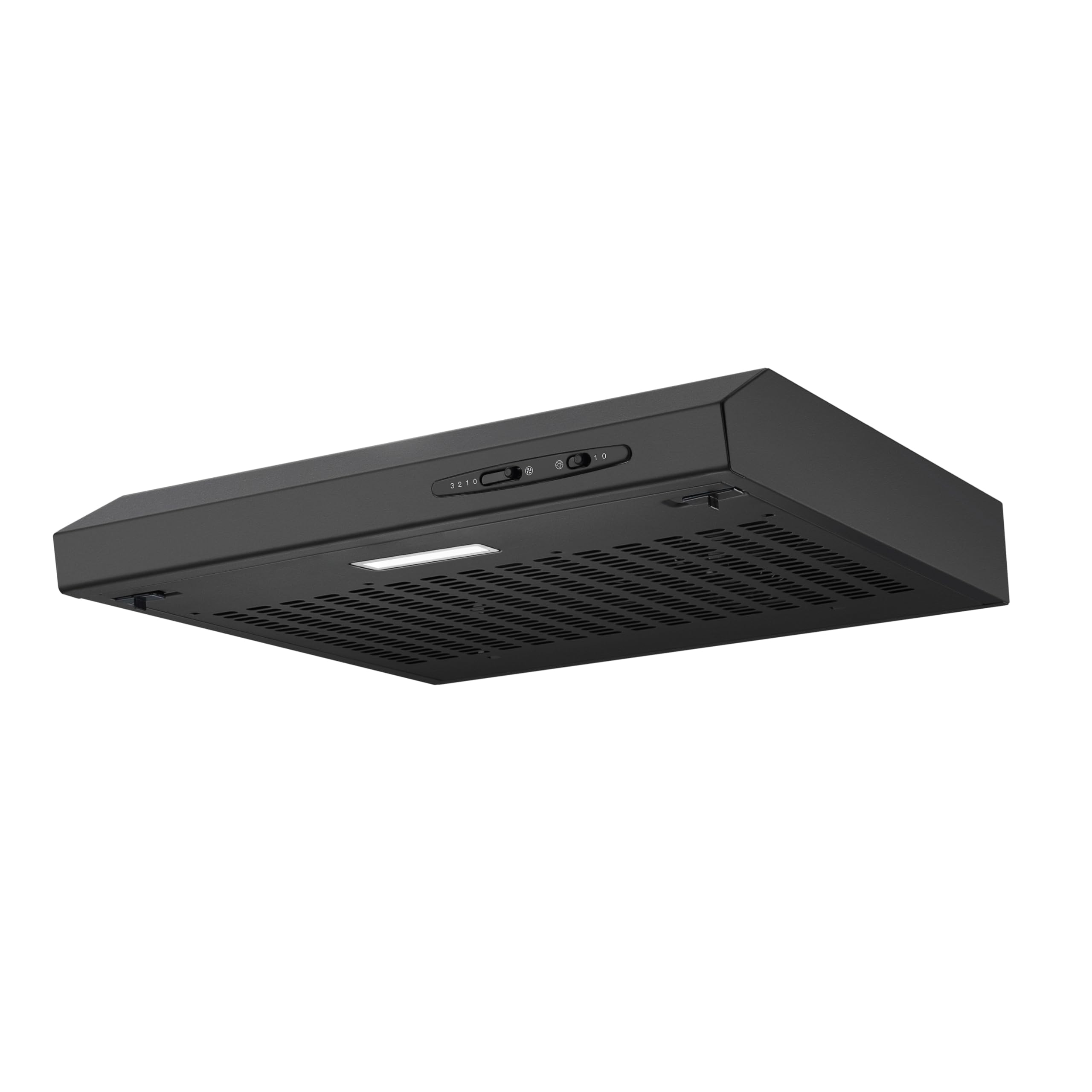 Cookology 60cm Visor Cooker Hood - 217.6 m³/h Extractor Fan - Black | Slim Desig