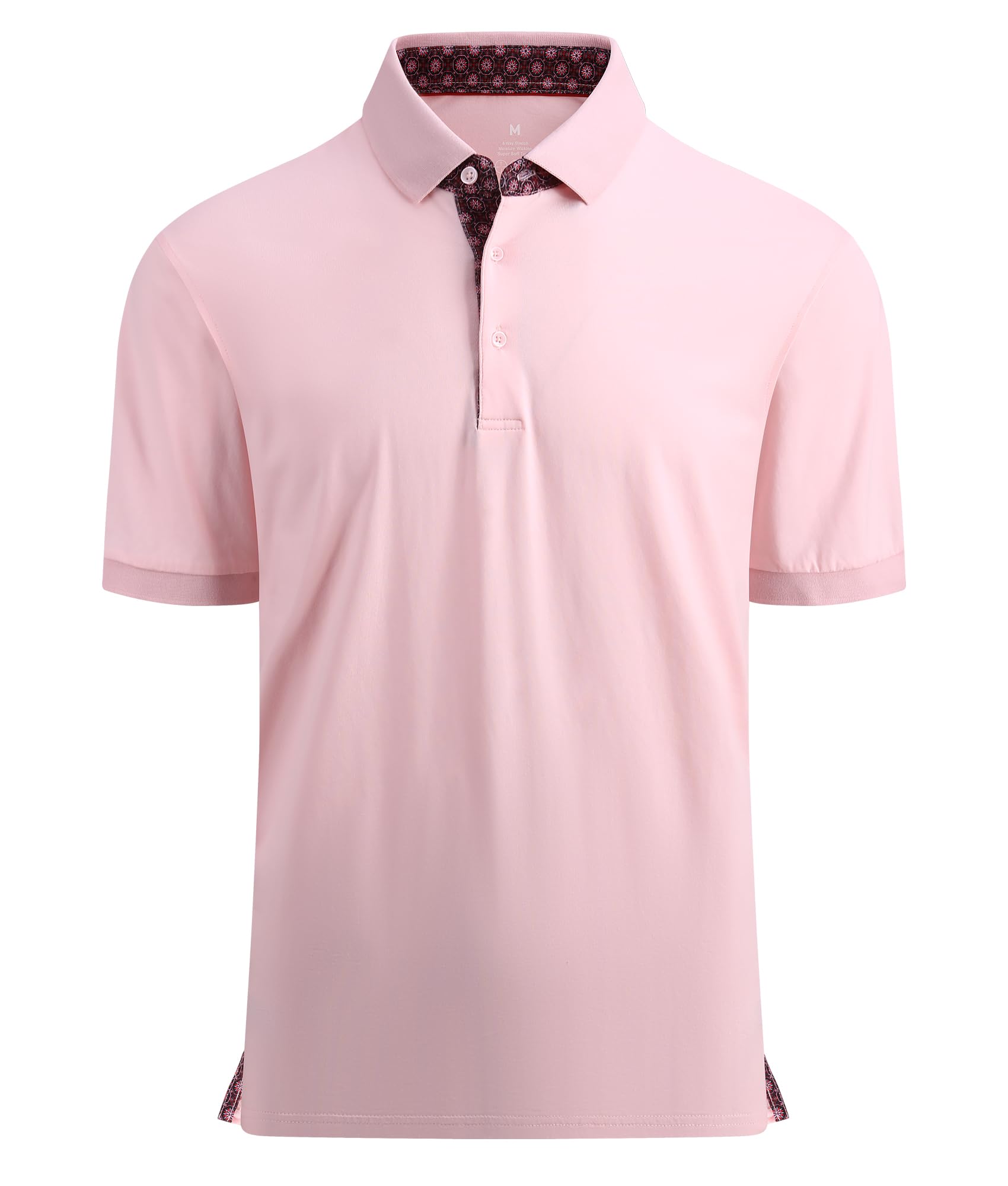 Alex Vando Polo à manches courtes pour homme, coupe droite, design tendance, ros