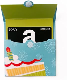 Amazon.co.uk Gift Card for Custom Amount in a Birthday Reveal