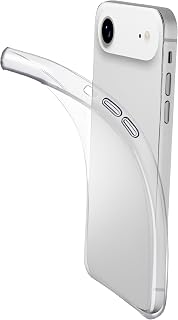 cellularline - Fine - Compatible with iPhone Air - Ultra Thin Transparent Cover - Anti-Scratch and Anti-Yellowing