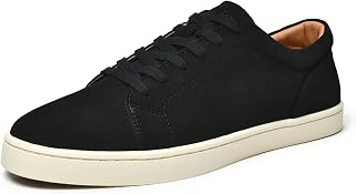 Go Tour Men's Casual Suede Leather Handmade Sneakers