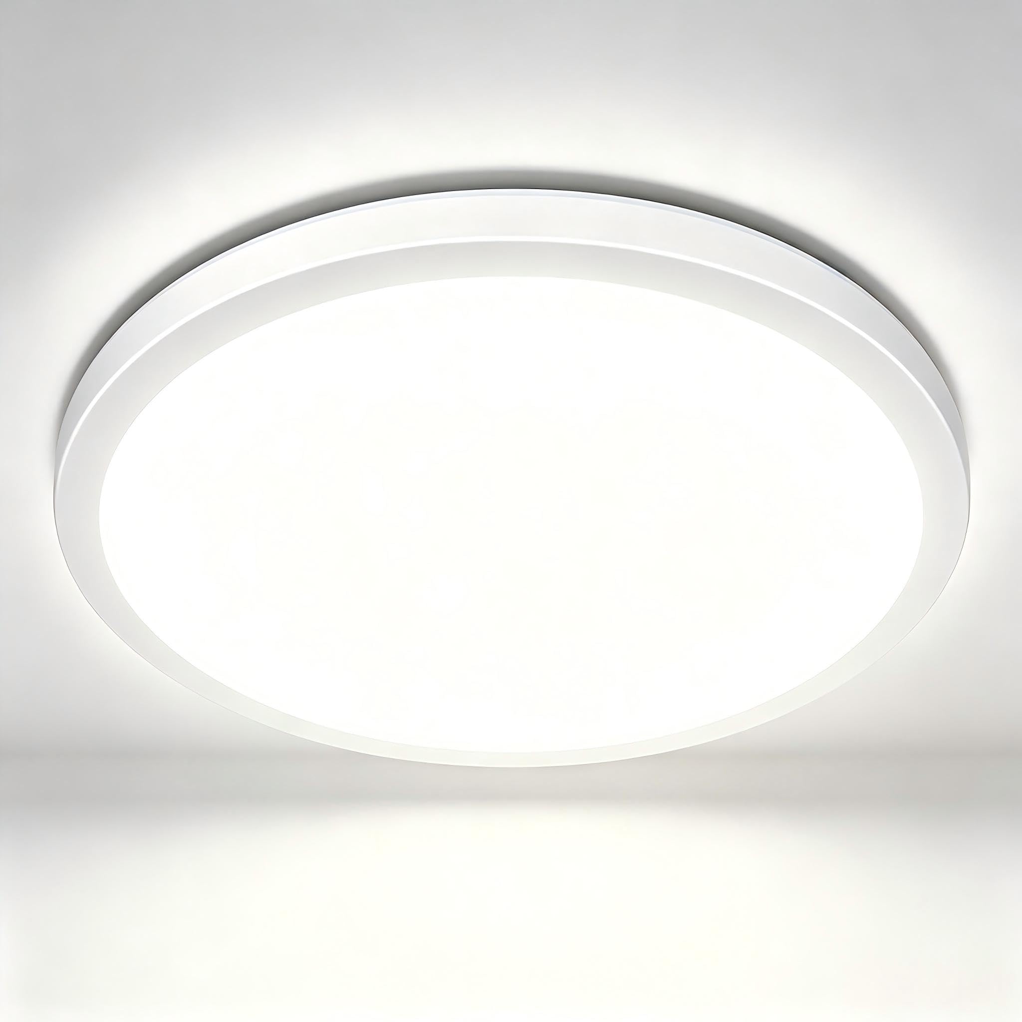Lepro Bathroom Lights Ceiling 22cm, 18W 1800lm Daylight White Waterproof | 100W 