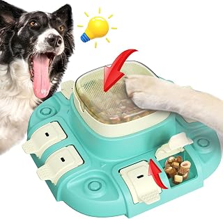 Interactive Dog Puzzle Toys, Slow Feeder, Treat Dispensing Feature, Ideal for IQ Training and Entertainment, Suitable for All Dog Breeds