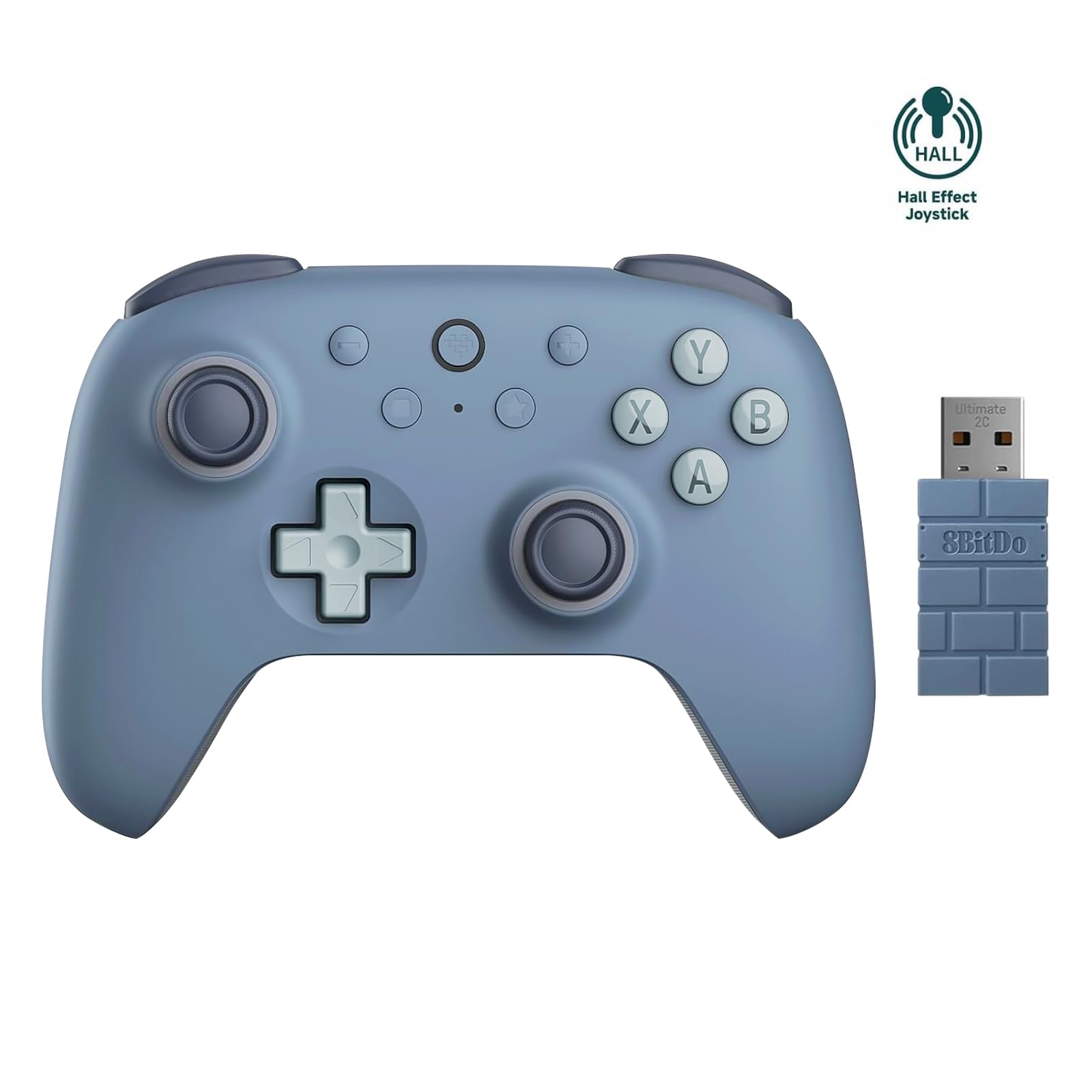 8Bitdo Ultimate 2C Wireless Controller for Windows PC & Android (Dark Blue) | 10