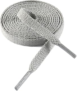 VSUDO Flat Double Layer Shoe Laces for Sneakers, Thick Flat Sneakers Shoelaces