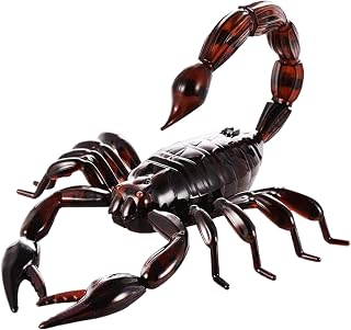 Scorpion Toy Electric Infrared Realistic Scorpion Remote Control Animals Fun & Scary Toy for Kids Birthday, No Battery&1