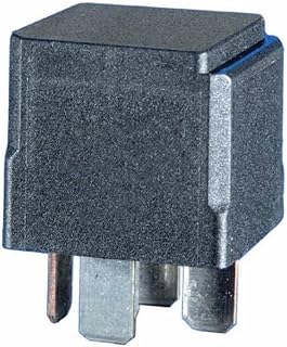 HELLA 931680011 Relay 12V 20/40A Spdt Res Sld, Black