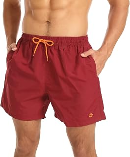 Tansozer Men's Swimming Shorts Summer Swim Trunks Quick Dry
