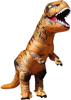 RHYTHMARTS Dinosaur Inflatable Costume Trex Costume Halloween Costumes Inflatable Costumes Fancy Dress for Adult