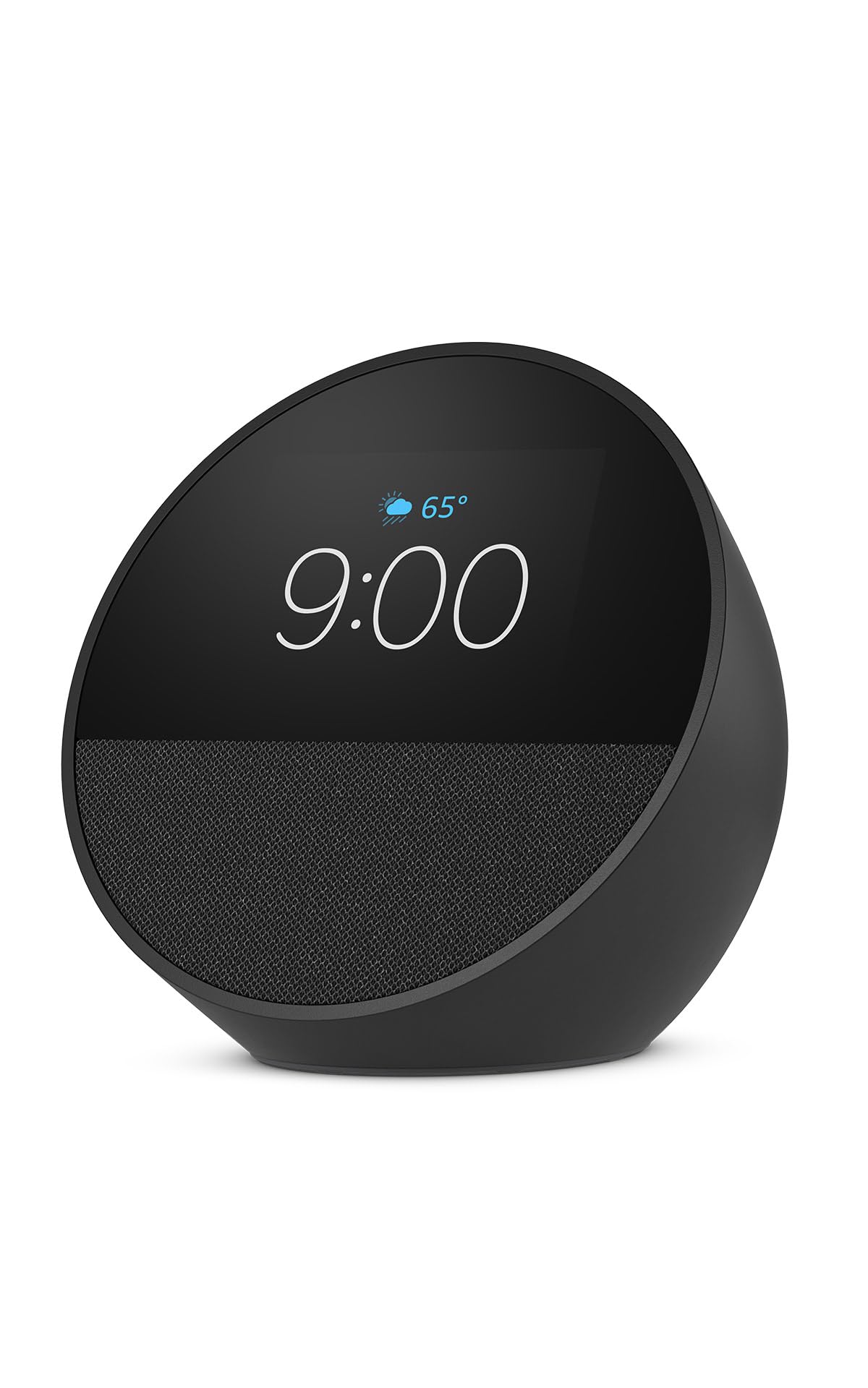 Amazon Echo Spot (newest model), Great for nightstands, offices and kitchens, Sm