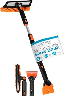 ‎Snow MOOver 39" Extendable Snow Brush with Squeegee &amp; Ice Scraper | Foam Grip | Auto Snow Brush | Auto Ice Scraper | Car Truck SUV