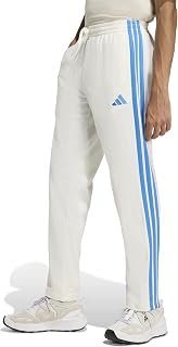 adidas Men's 3-Stripes Tricot Open Hem Track Pants