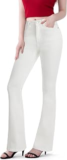 FLYING BANANA Women's Totally Shaping Curvy Stretchy Bootcut Flare Denim Jeans