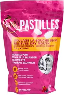 X-PUR - Xylitol Breath Mints For Dry Mouth And Bad Breath - Mixed Berries Flavored Xylitol Mints - Stimulates Saliva - 100% Natural Mouth and Breath Freshener - Bags of 1000 pastilles