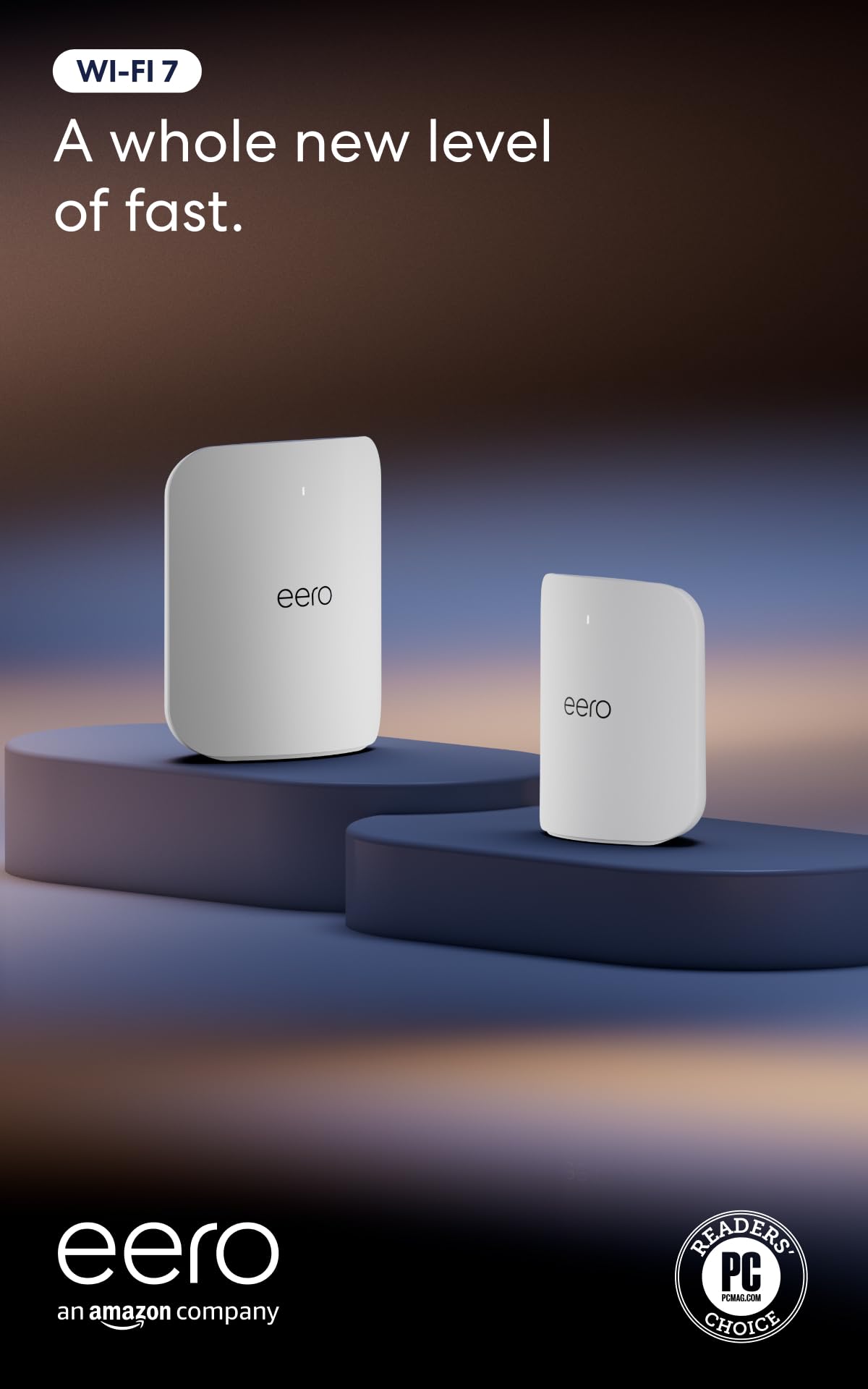 Amazon eero Max 7 (1-pack) + Amazon eero Pro 7 (2-pack) tri-band mesh Wi-Fi 7 sy