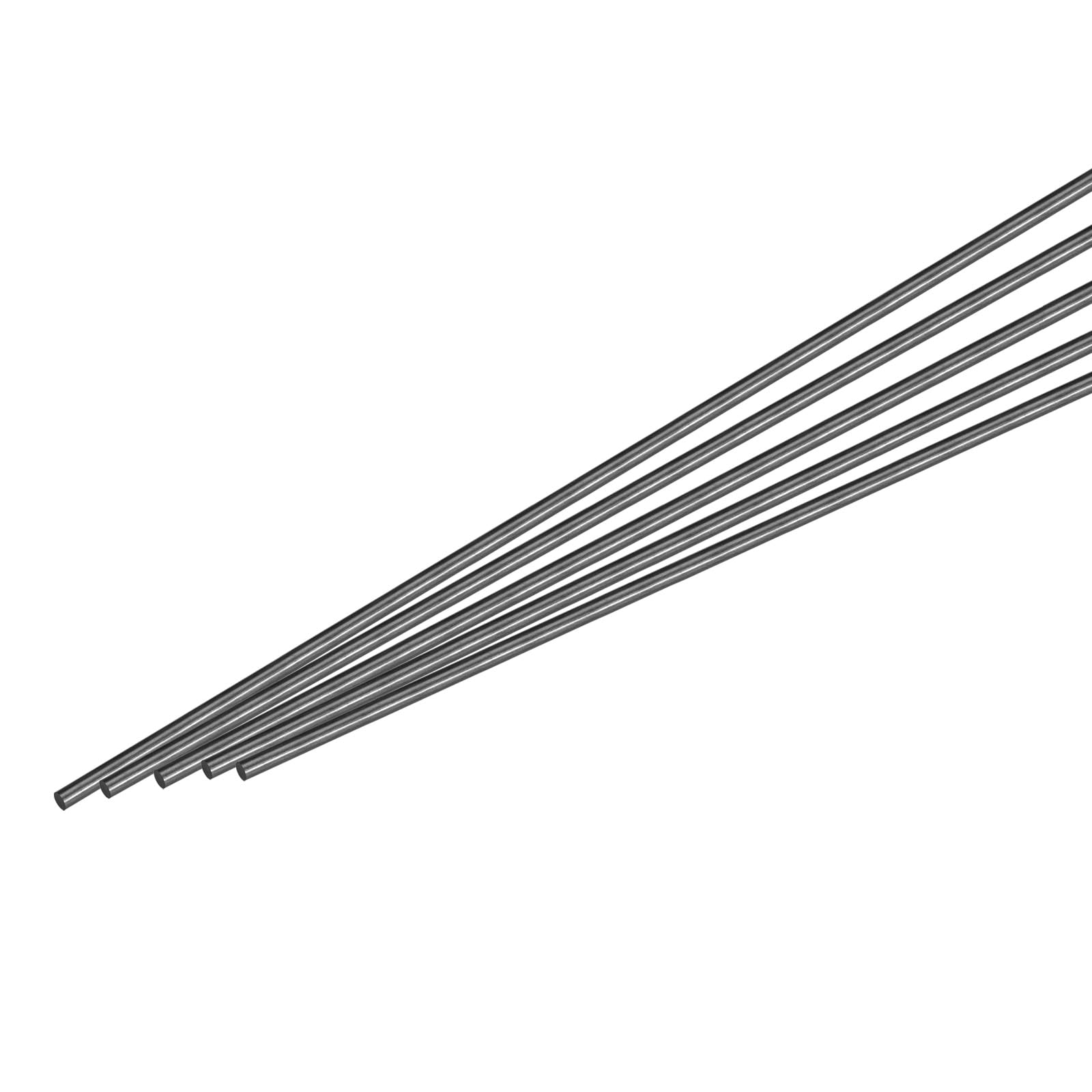 MECCANIXITY Carbon Fiber Rod, 2mm x 300mm Matte Pole Rod for RC Plane DIY Tool W