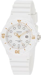 Casio Women's Stainless Steel Resin Strap Watch LRW-200H-2BVCF, White, No Size, Analogue Watch, Diver, Diving