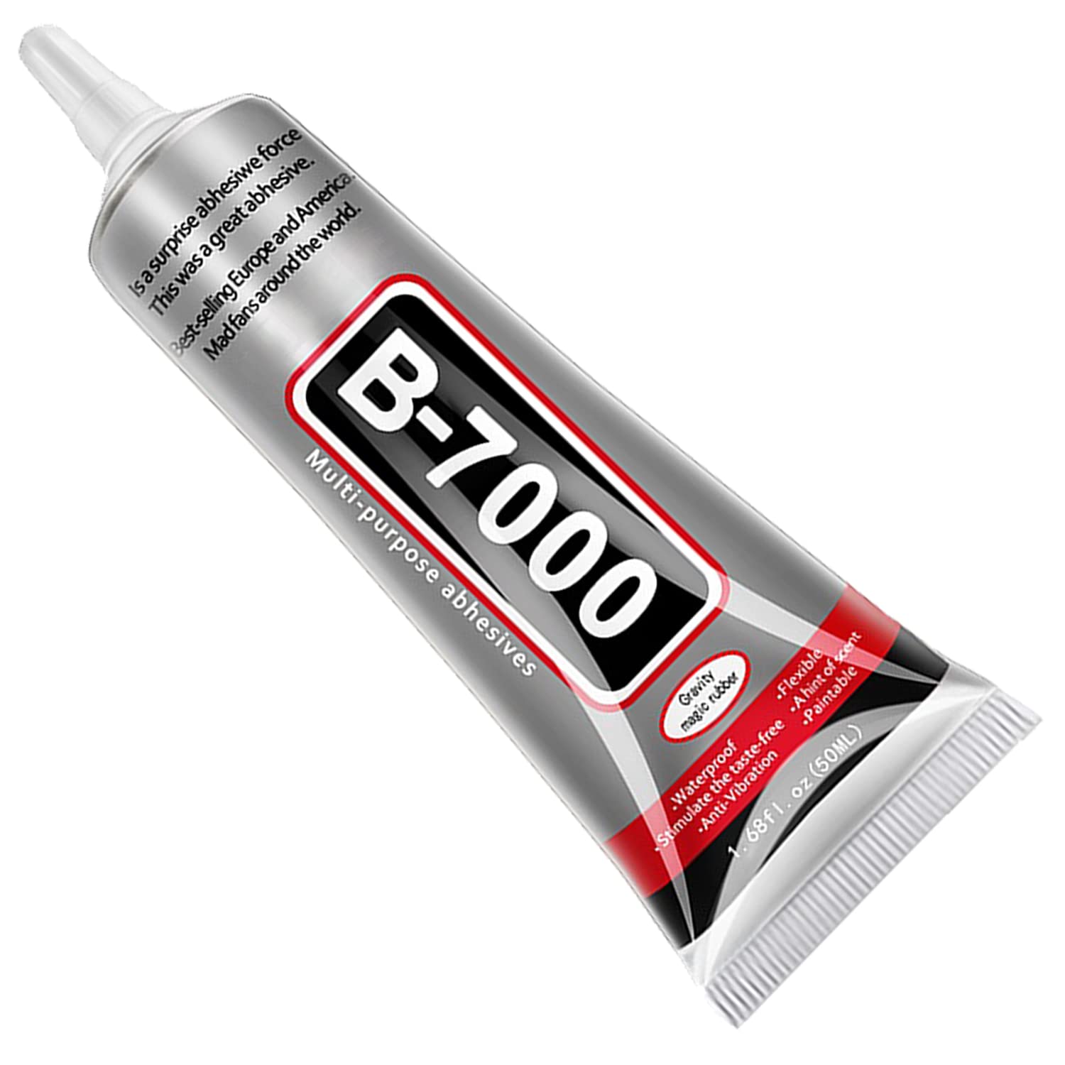 B7000 Jewelry Glue for Making, FITTDYHE 1PCS 50ML/1.69 fl oz Clear Adhesive for 